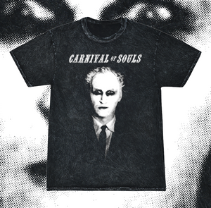 CARNIVAL OF SOULS (1962) - "PORTRAIT" ACID WASH T-SHIRT