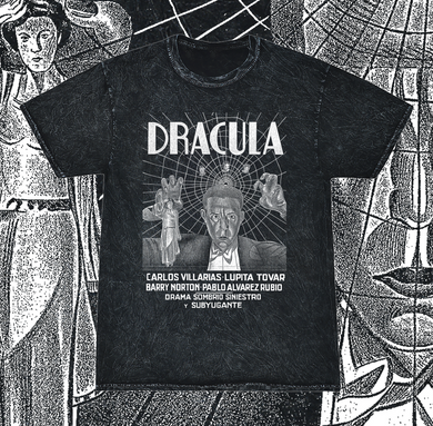 DRACULA - SPANISH VERSION ACID WASH T-SHIRT