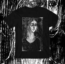 Load image into Gallery viewer, EDVARD MUNCH - "THE GOTHIC GIRL" 1930 T-SHIRT - Grave Shift Press LLC