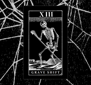 Death Tarot - "Grave Shift" Patch / Back Patch / Tapestry - Grave Shift Press LLC