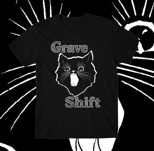 GRAVE SHIFT - BLACK CAT T-SHIRT