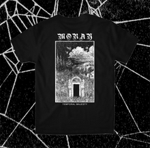 Load image into Gallery viewer, MORAY - &quot;TEMPORAL MAJESTY&quot; DUAL SIDED T-SHIRT - Grave Shift Press LLC