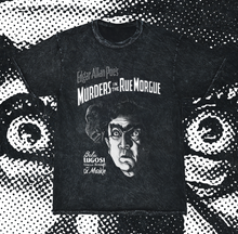 Load image into Gallery viewer, MURDERS IN THE RUE MORGUE (1932) - ACID WASH T-SHIRT