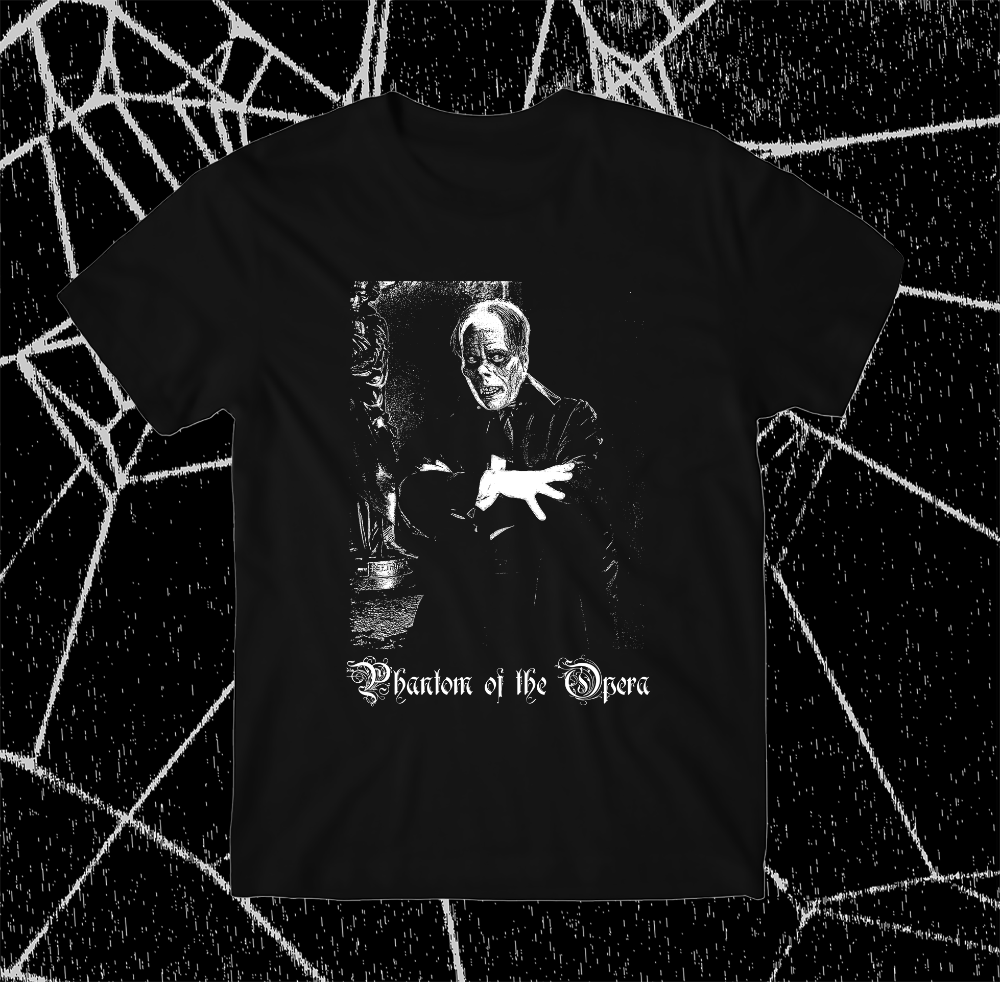 Phantom Of The Opera '88 vintage black t-shirt musical cult