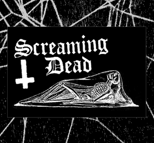 SCREAMING DEAD - "SKELETON VALE" PATCH /  BACK PATCH / TAPESTRY - Grave Shift Press LLC