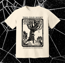 Load image into Gallery viewer, THIS COLD NIGHT - "ENIGMATIC INDIVIDUAL" NATURAL T-SHIRT - Grave Shift Press LLC