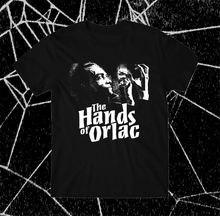 Load image into Gallery viewer, THE HANDS OF ORLAC (1924) - "THESE HANDS" T-SHIRT - Grave Shift Press LLC