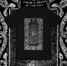 Load image into Gallery viewer, THERE IS DEATH IN THE POT - SPIDER AND WEB T-SHIRT