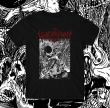Load image into Gallery viewer, VOIDCEREMONY - "PROFANE ACCUMULATION OF EXECRABLE REVERENCE" LIMITED T-SHIRT