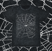 Load image into Gallery viewer, SPIDERWEB - ACID WASH T-SHIRT