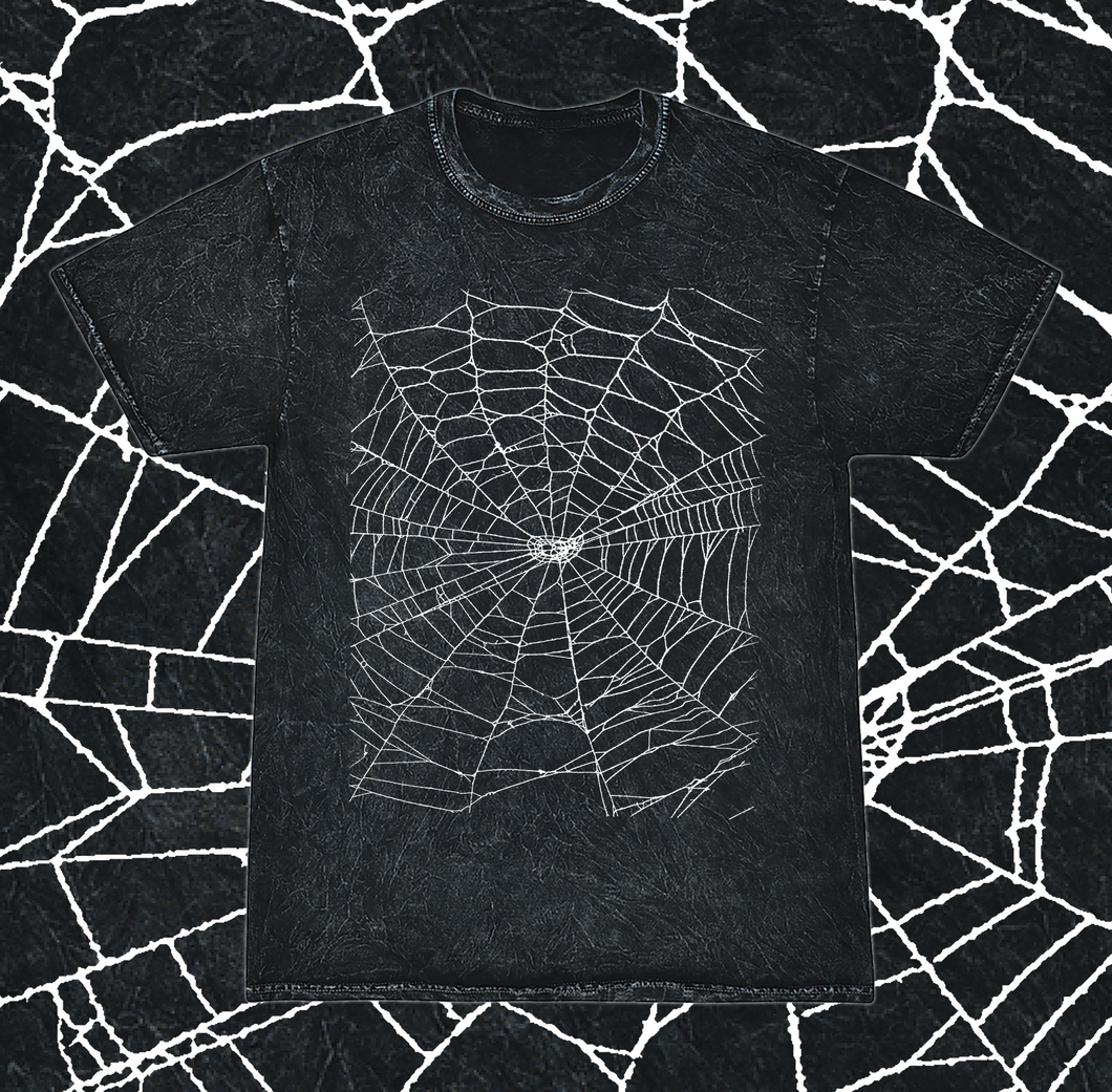 SPIDERWEB - ACID WASH T-SHIRT