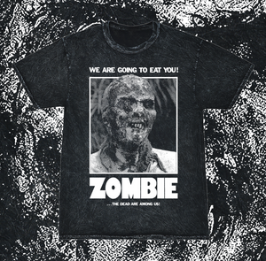 ZOMBIE (1979) - ACID WASH T-SHIRT