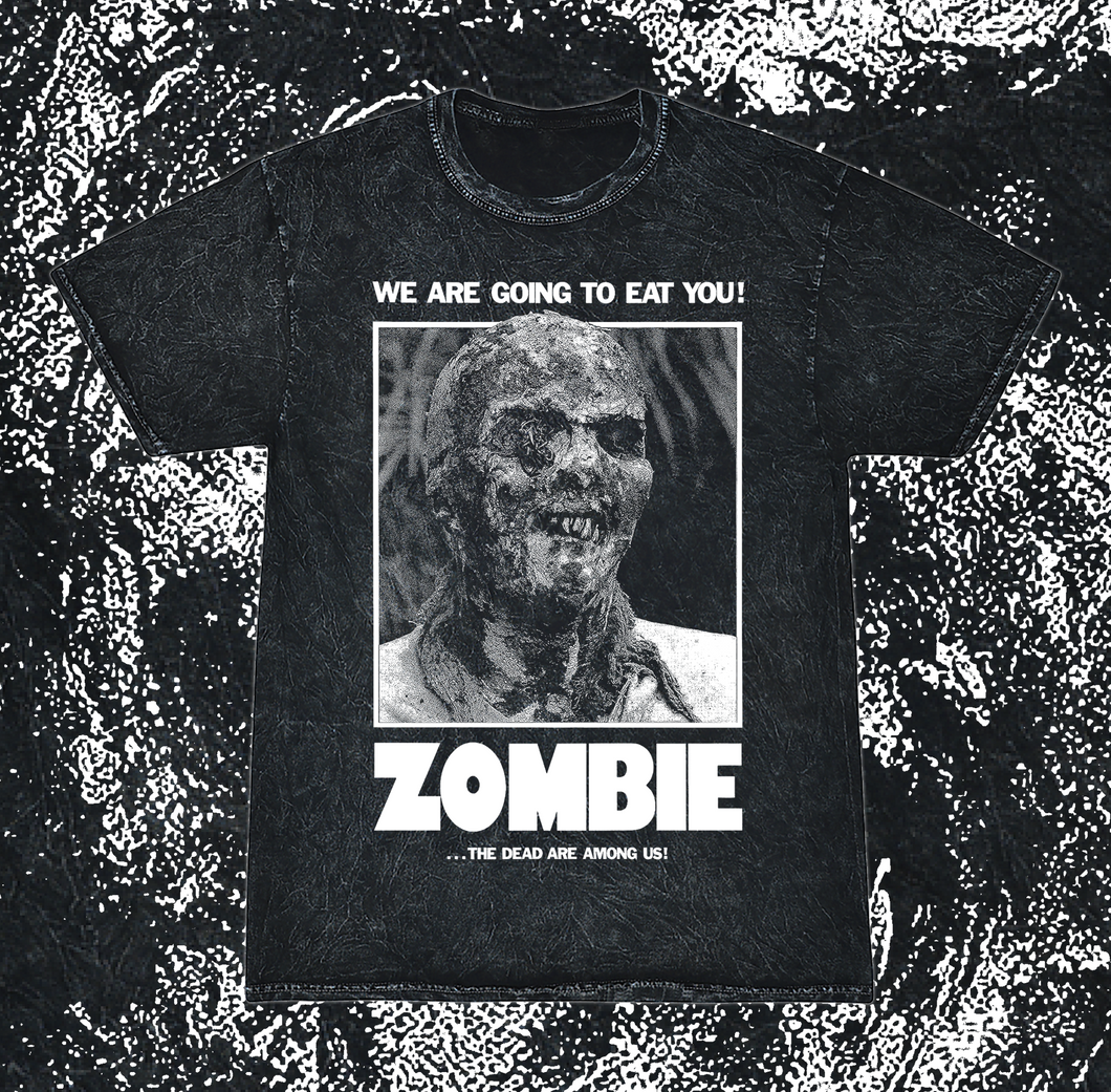 ZOMBIE (1979) - ACID WASH T-SHIRT