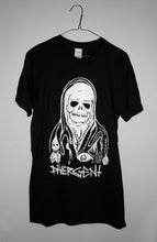 Load image into Gallery viewer, Divergent - &quot;Skeleton Pope&quot; Tee - Grave Shift Press LLC
