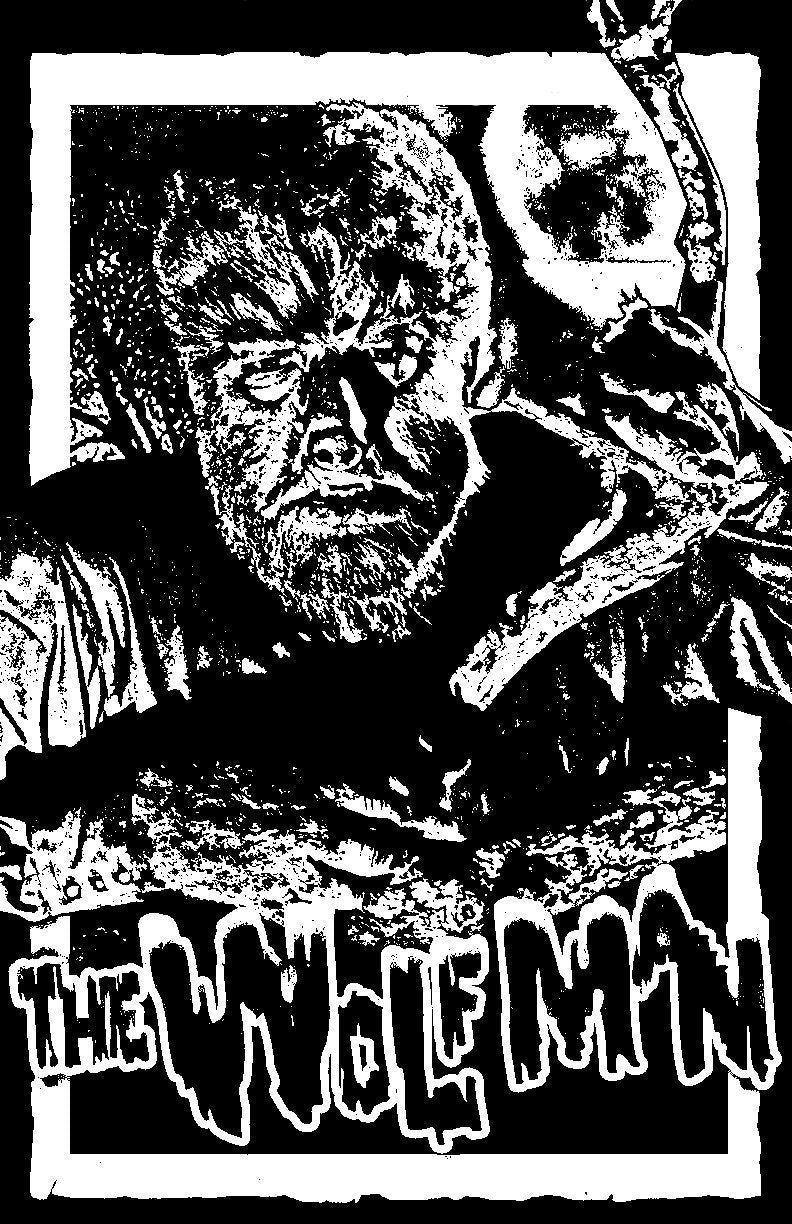 The Wolfman (1941) - Patch / Back Patch / Tapestry - Grave Shift Press LLC